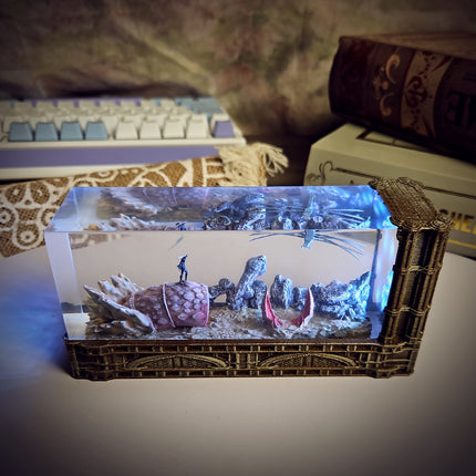 Dune Resin Lamp