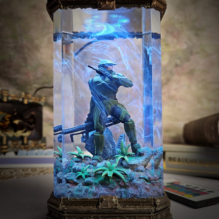 Halo Resin Lamp