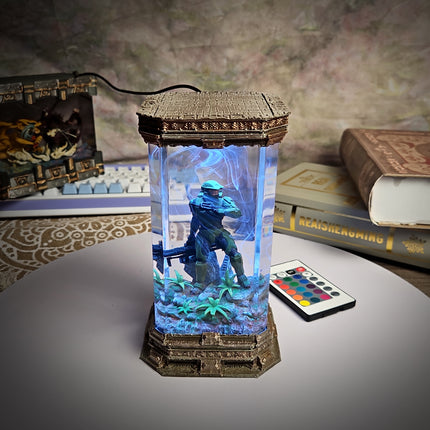 Halo Resin Lamp