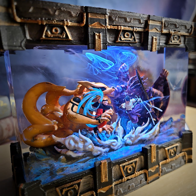 NARUTO vs SASUKE – Final Battle Resin Lamp - LEE'S AREA