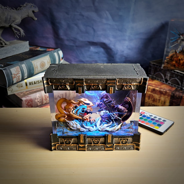 NARUTO vs SASUKE – Final Battle Resin Lamp - LEE'S AREA