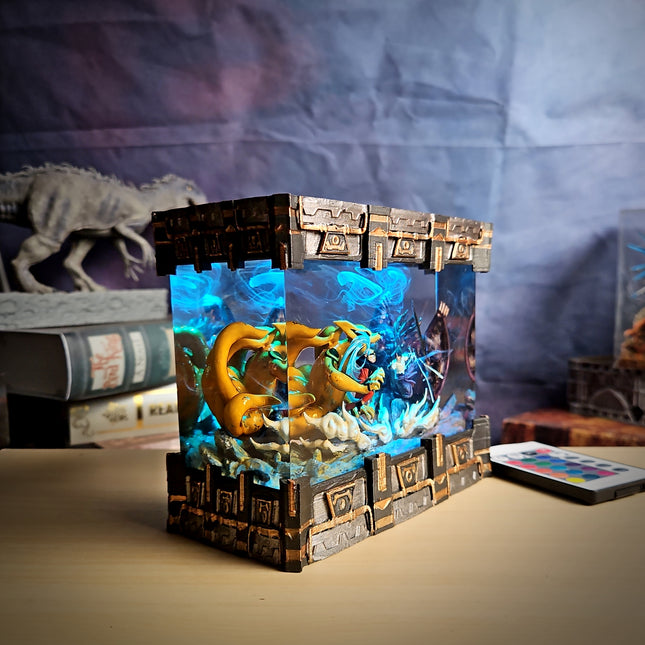 NARUTO vs SASUKE – Final Battle Resin Lamp - LEE'S AREA