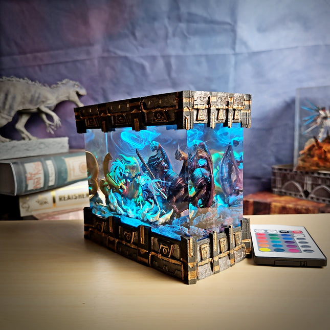 NARUTO vs SASUKE – Final Battle Resin Lamp - LEE'S AREA