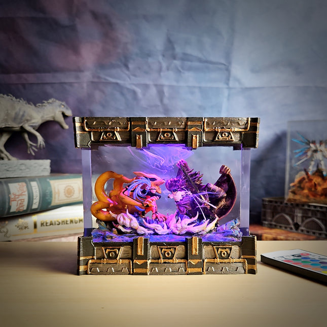 NARUTO vs SASUKE – Final Battle Resin Lamp - LEE'S AREA