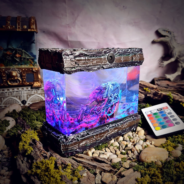 VANDER VS QUEEN ALIEN Resin Lamp LEE'S AREA