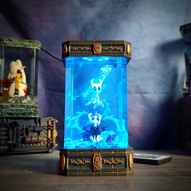 handmade hollow knight resin lamp