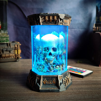 SKULL – Eternal Darkness Hexagon Resin Lamp