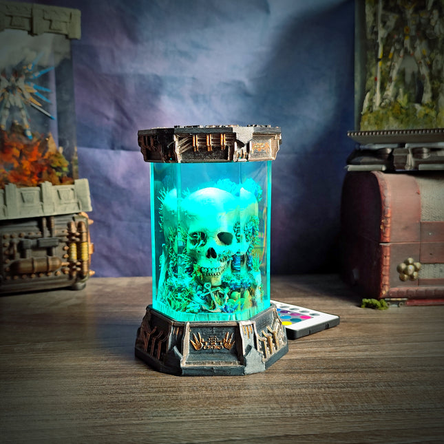 SKULL – Eternal Darkness Hexagon Resin Lamp - LEE'S AREA