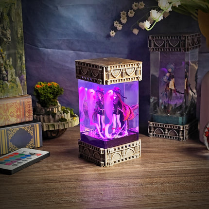 Hu Tao Resin Lamp