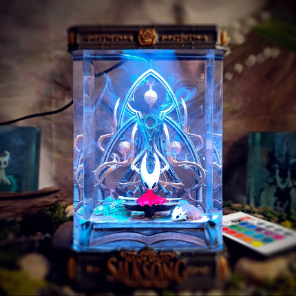 Epoxy resin craftsmanship with hand-painted details