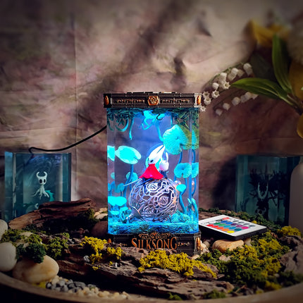Knight & Hornet Silksong Resin Lamp