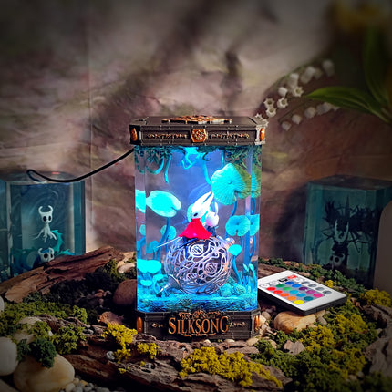 Knight & Hornet Silksong Resin Lamp