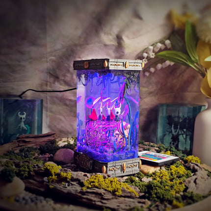 Knight & Hornet Silksong Resin Lamp