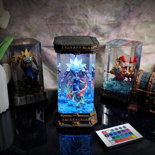Expedition 33 Lune resin art lamp for home decor