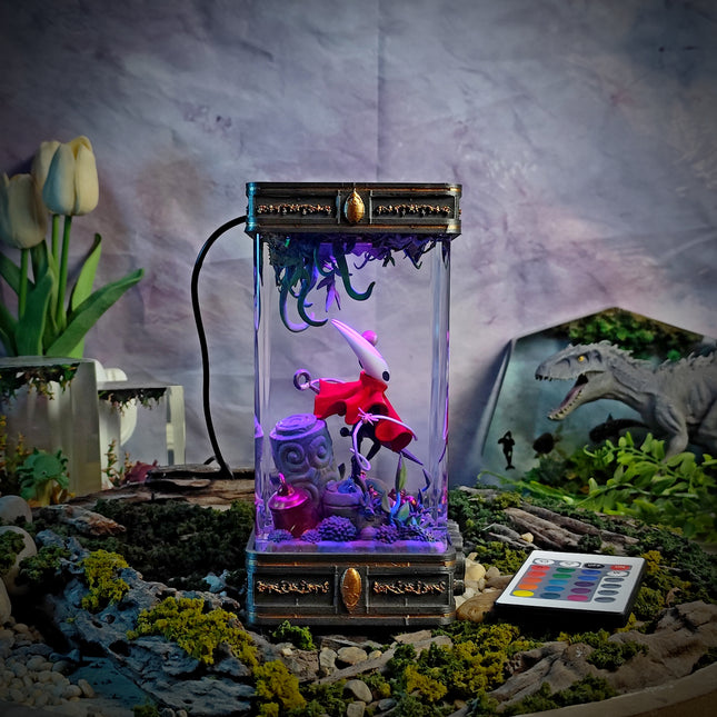 hand-sculpted hornet silksong light