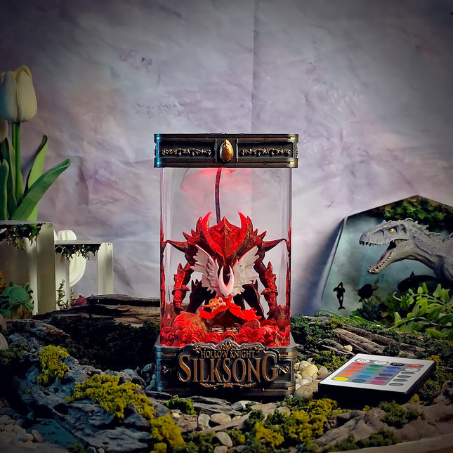 acrylic box display hornet silksong v3 light