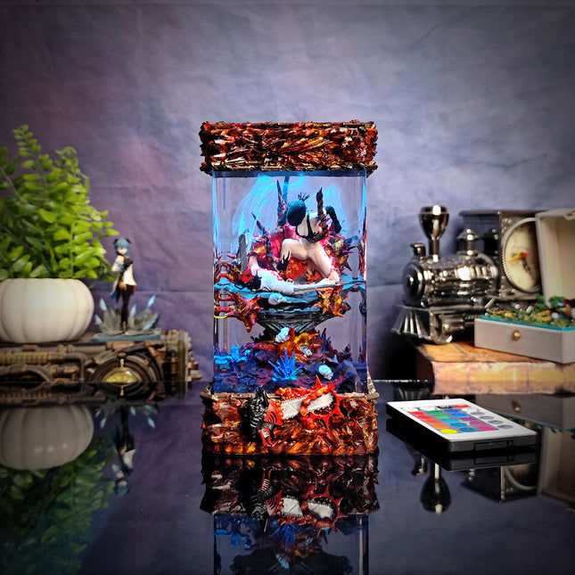 Reze & Denji II - Chainsaw Man Lamp