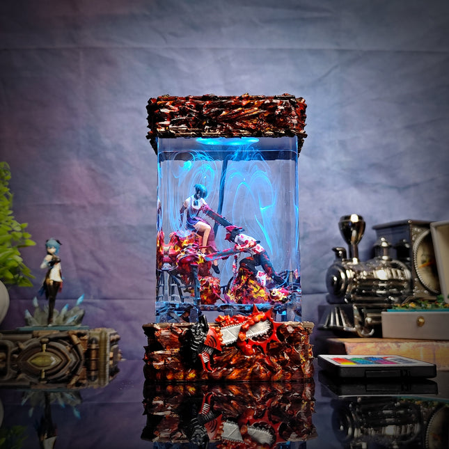 Reze & Denji I- Chainsaw Man Lamp