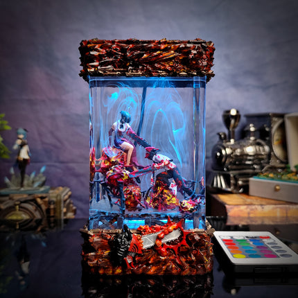 Reze & Denji I- Chainsaw Man Lamp