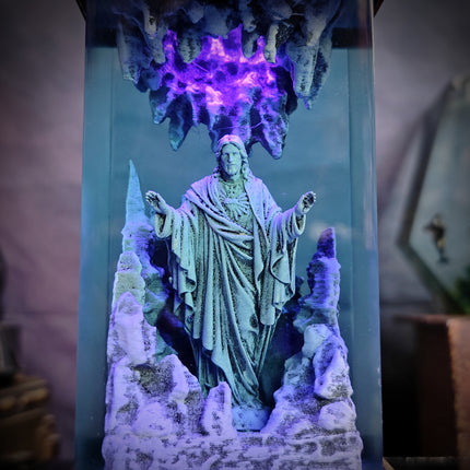 Jesus Resin Lamp