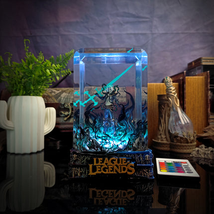 Viego LOL resin lamp