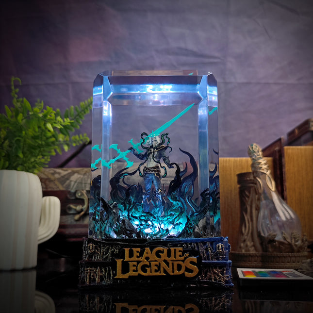 Viego LOL resin lamp