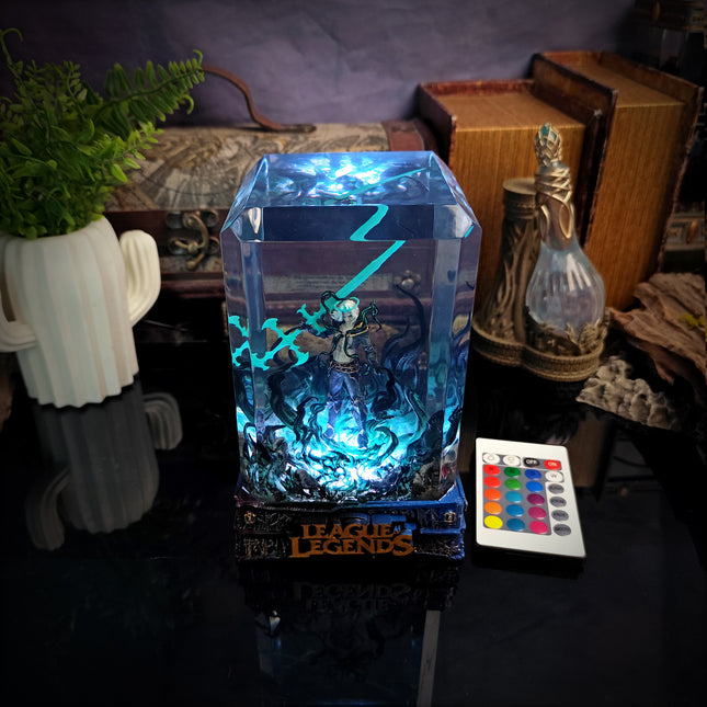 Viego LOL resin lamp