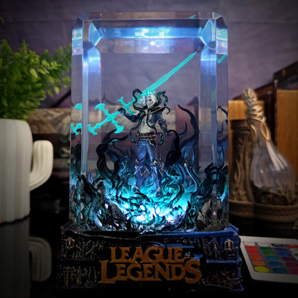 Viego LOL resin lamp