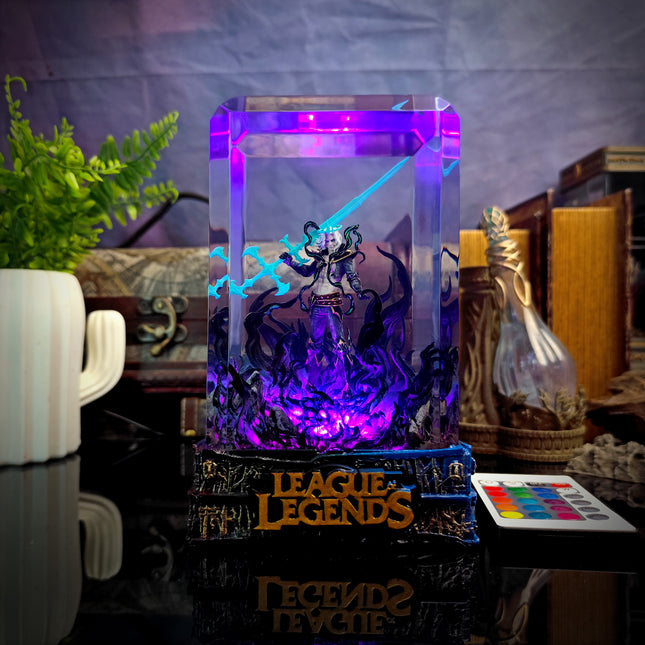 Viego LOL resin lamp