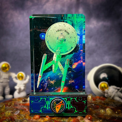 USS Enterprise Lamp by Lee’s Area – resin display lamp, collectible product image