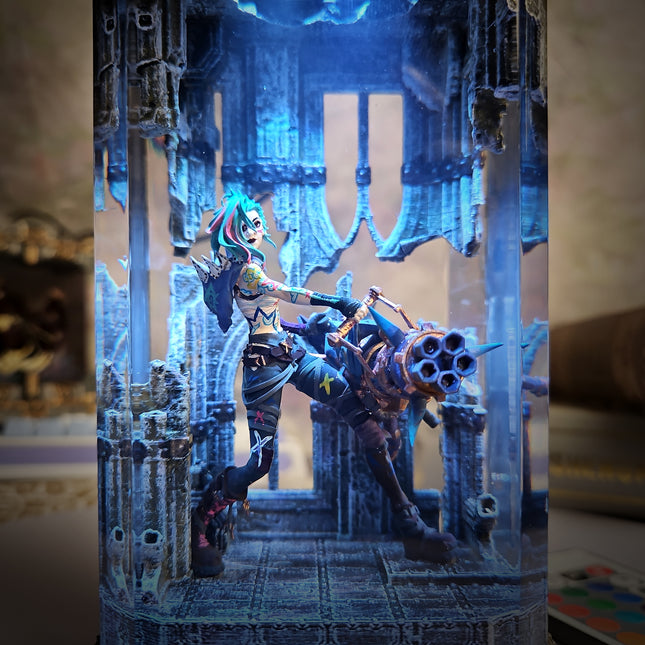 Jinx v2 – League of Legends Resin Lamp