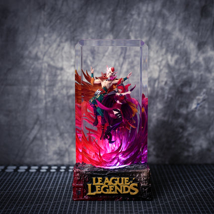 Rakan & Xayah LOL resin lamp