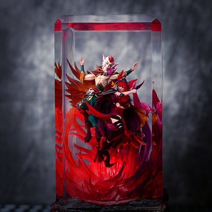 Rakan & Xayah LOL resin lamp