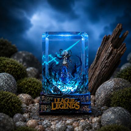 Viego LOL resin lamp