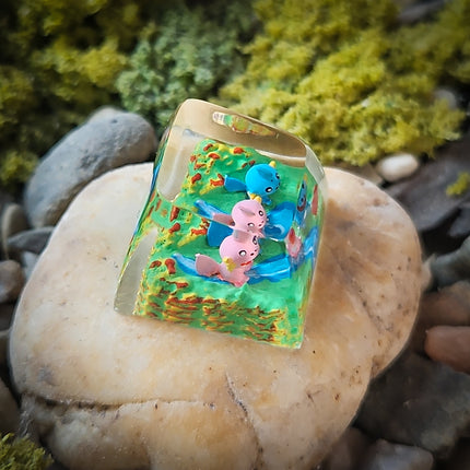 Mudkip And Shiny Keycap image 3