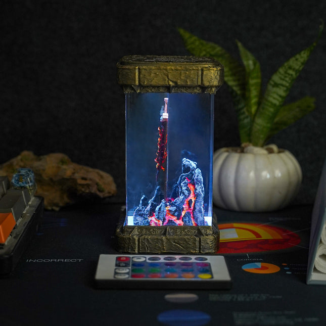 Black Blade Greatsword Resin Lamp image 0