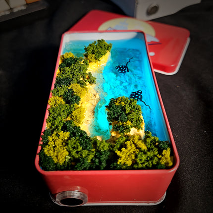 Manta Ray Tin Box Lamp image 6