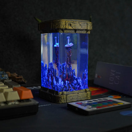 Black Blade Greatsword Resin Lamp image 7