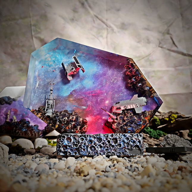 Galaxy Star Wars 1 Resin Lamp image 0