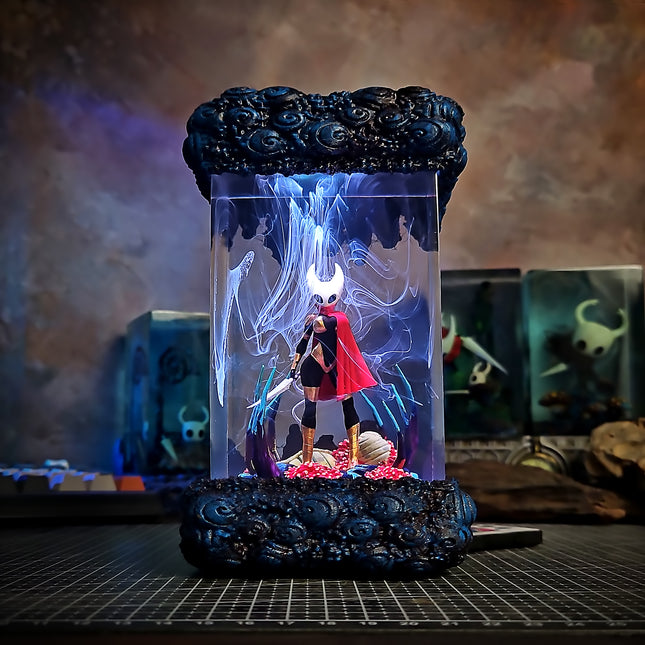 Hollow Knight epoxy art lamp for collectors display