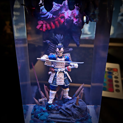 Vegeta Shogun Resin Lamp image 1