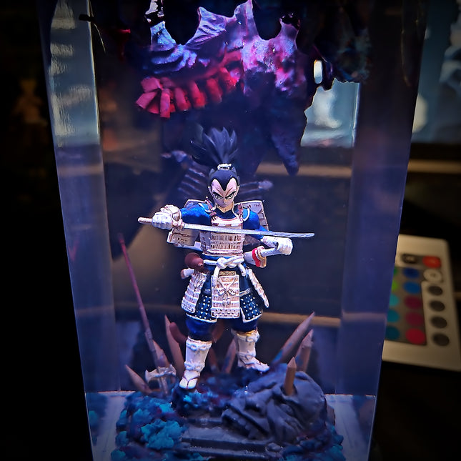 Vegeta Shogun Resin Lamp image 1