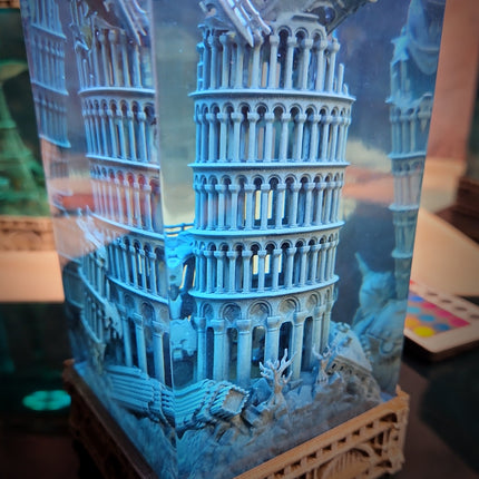 Pisa – Gothic Resin Lamp (No Clock Version) image 4