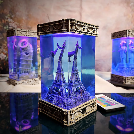 Pari – Gothic Resin Lamp (No Clock Version) image 8