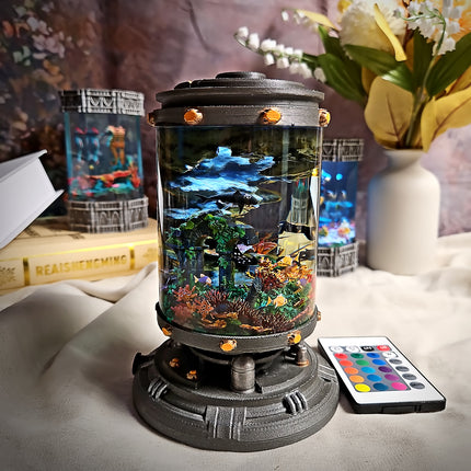 Diver – Ocean Biolab Resin Lamp image 2