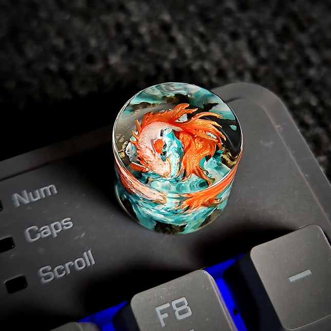 Koi Dragon Keycap image 3