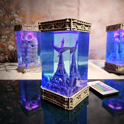 Pari – Gothic Resin Lamp (No Clock Version) image 9