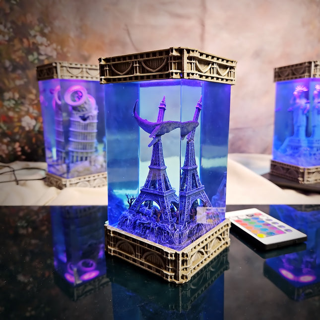 Pari – Gothic Resin Lamp (No Clock Version) image 9