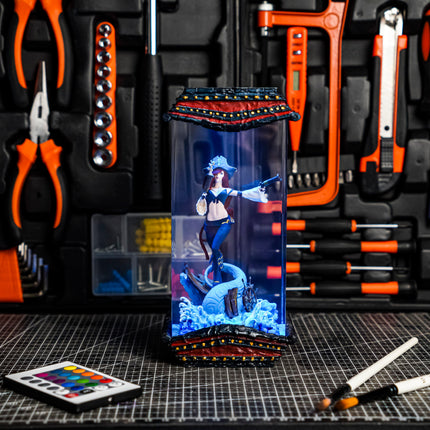 Vi & Miss Fortune Resin Lamp image 0