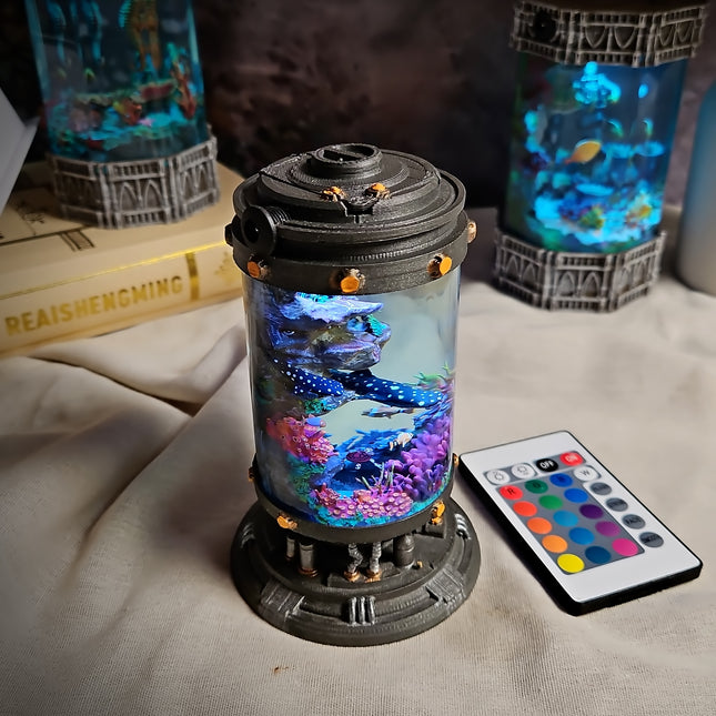 Whale Shark – Ocean Biolab Resin Lamp image 2